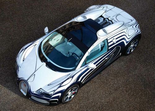عکس هایی از ماشین Bugatti Veyron Grand Sport