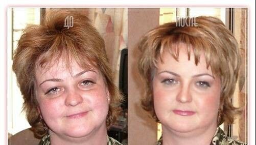 عكس های عروس های روسی قبل و بعد از آرایش