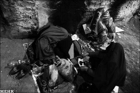 عکس هایی از زنان معتاد بی خانمان (16+)