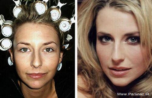 عکس های دیدنی از معجزه خانم ها قبل و بعد از آرایش