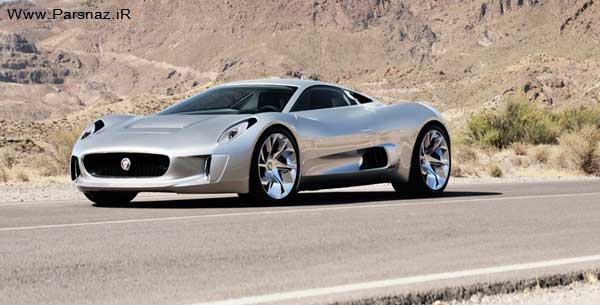 عکس های دیدنی از ماشین بسیار زیبای جگوآر C-X75