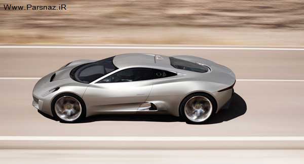 عکس های دیدنی از ماشین بسیار زیبای جگوآر C-X75