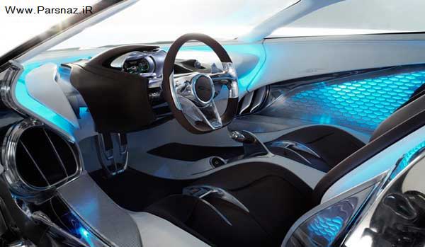 عکس های دیدنی از ماشین بسیار زیبای جگوآر C-X75