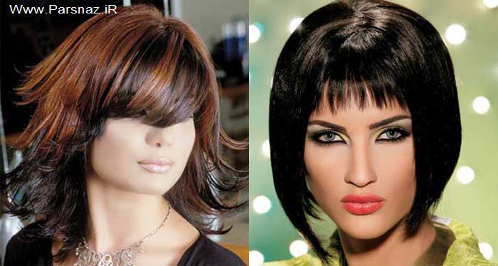 تناسب مدل آرایش مو و مدل آرایش صورت + عکس