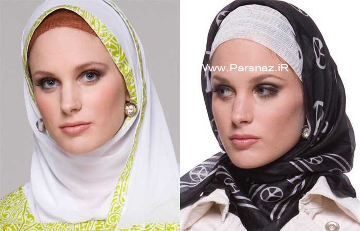 عکس هایی از مدل روسری جدید