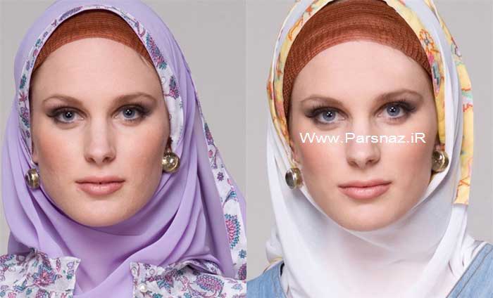 عکس هایی از مدل روسری جدید