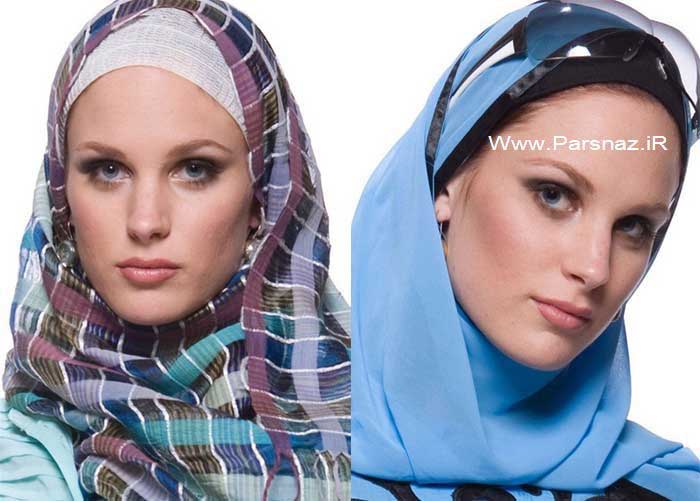 عکس هایی از مدل روسری جدید