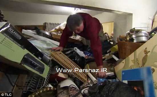 این مرد 55 ساله باید در خانه اش کوهنوردی کند + تصاویر