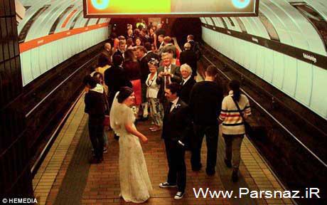 اقدام جالب و عجیب برای برگزاری مراسم عروسی + عکس