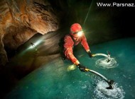 عکس هایی از کشف غاری دیدنی و عجیب در عمق زمین