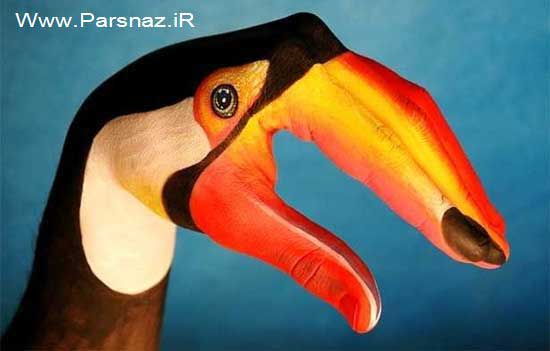 عکس های دیدنی از نقاشی های هنرمندانه و زیبا روی دست