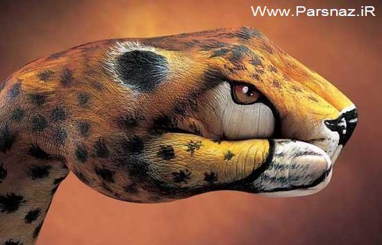 عکس های دیدنی از نقاشی های هنرمندانه و زیبا روی دست