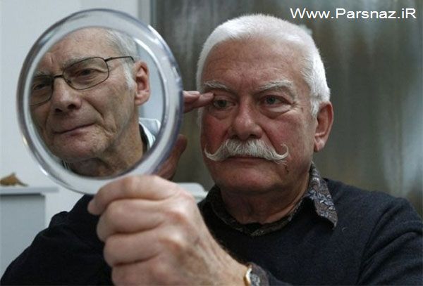 ساخت چشم‌ های مصنوعی توسط این پیرمرد (عکس)