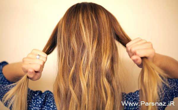 آموزش آرایش مو به شکل پاپیون (عکس)