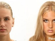 عکس هایی از سوپر مدلهای جوان با آرایش و بدون آرایش