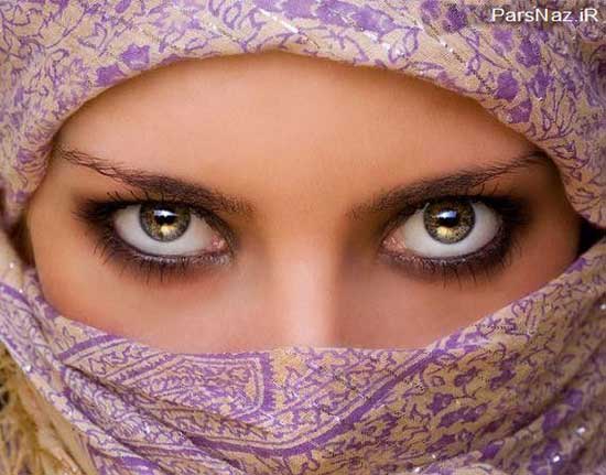 عکس هایی از دخترانی که زیباترین چشمان جهان را دارند