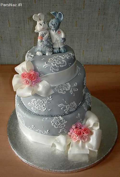 کیک های عروسی زیبا و خلاقانه (عکس)