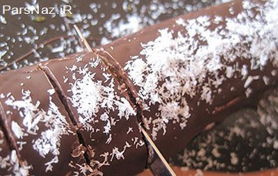 آموزش تزئین حلوای رول برای افطار آموزش تزئین حلوای رول برای افطار