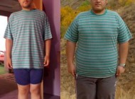 کاهش وزن عجیب و خوشحال کننده یک جوان ایرانی (عکس)