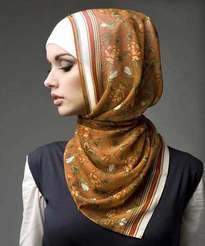 منحصر بفرد ترین مدل بستن شال و روسری 92