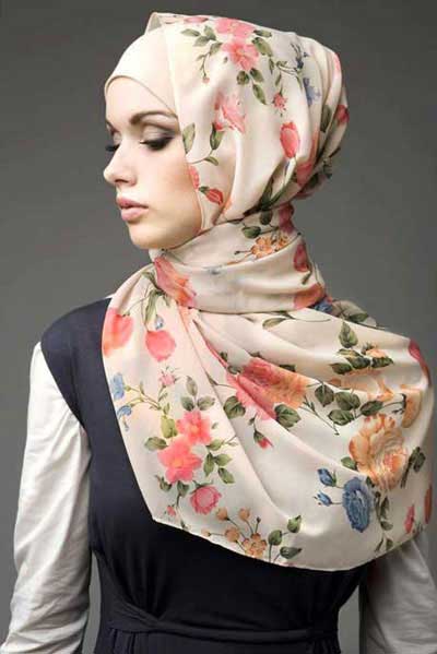منحصر بفرد ترین مدل بستن شال و روسری 92