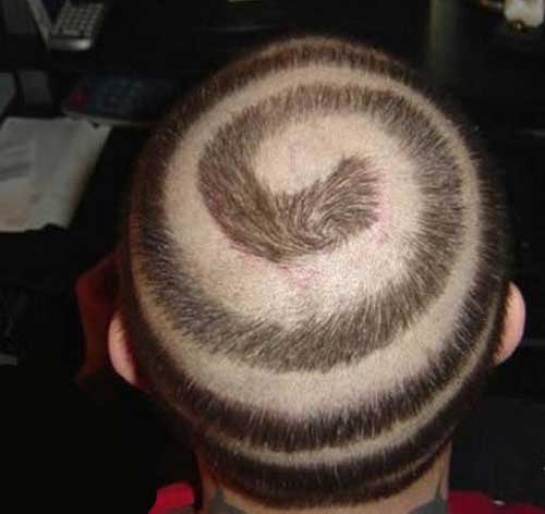 مدل های عجیب و خنده دار موی آقایون (عکس)