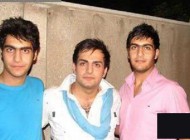 عکس دیده نشده از حامد کمیلی در کنار برادرانش