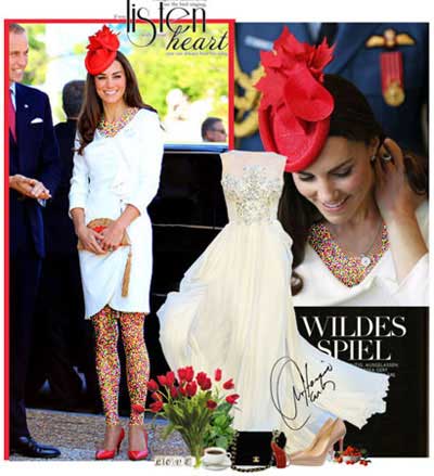 لباس شب را مانند Kate Middleton ست کنید