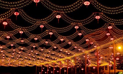 عکس های زیبا از شهر نورانی در مالزی