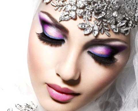 مدل های میکاپ و گریم خلیجی عروس (2)