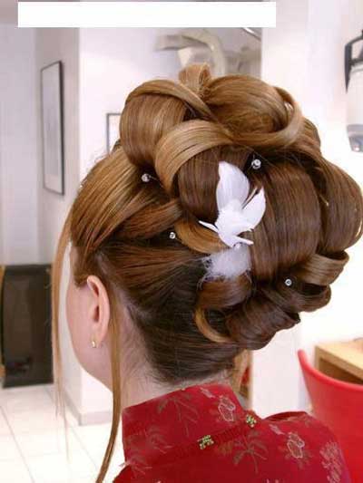 مدل شنیون بسته (5)