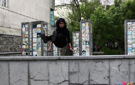 عکس های جالب از دختران پارکور کار ایرانی