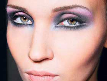 مدل های جدید آرایش بنفش 2014