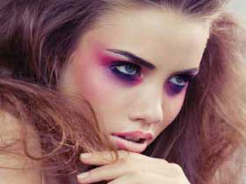 مدل های جدید آرایش بنفش 2014