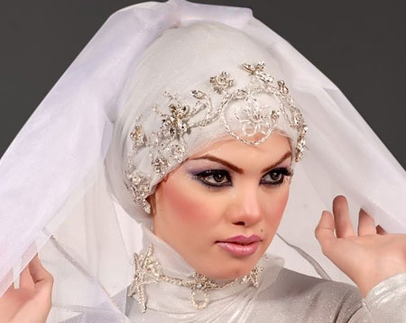 مدل آرایش عروس محجبه - سری جدید