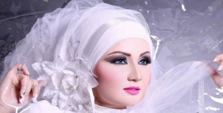 مدل آرایش عروس محجبه - سری جدید