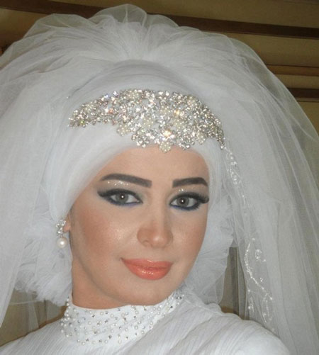 مدل آرایش عروس محجبه - سری جدید