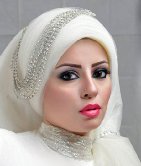 مدل آرایش عروس محجبه - سری جدید
