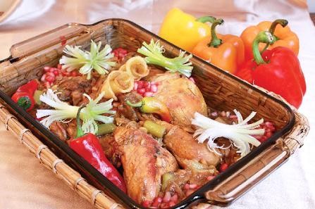 آموزش درست کردن خورشت مرغ و زیتون (غذای لبنانی)