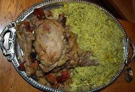 طپخ باقالی پلو با ماهیچه