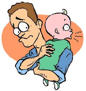 چرا بهتر است بچه آروغ بزند؟