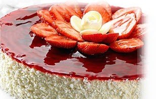 چگونگی تهیه کیک پنیر با ژله انار