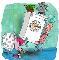 اس ام اس جالب درباره خونه تکونی